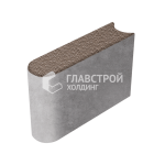 Бордюрный камень БРШ 50.20.8, коричневый с гранитной крошкой