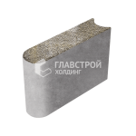 Бордюрный камень БРШ 50.20.8, степь с мраморной крошкой